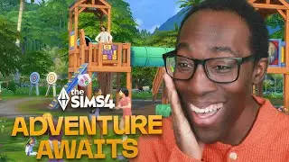 Adventure Awaits is my DREAM sims family pack (gameplay trailer reaction)