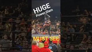 Huge Powerslam by Axx Clover on Vernon Black at Atomic Legacy Wrestling #ALW #Wwe #tna #aew #LIKE