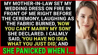 Mother-In-Law Burned My Wedding Dress Just Before The Ceremony So That I Would Not Marry Her Son.