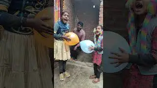 Daddy Solves Siblings Balloon Problem 🎈🤣#shortsfeed #funny #viral