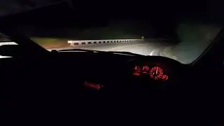 jdm cars driving at night in the hills