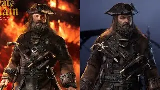 New Pirate Captain Blackbeard 1/6 scale action figure revealed by Premier toys preorder info