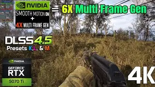 STALKER 2 - DLSS 4.5 - MFG 6X = Smooth Motion + 4X MFG - 4K EPIC - RTX 5070 Ti