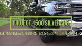2021 Chevrolet Silverado 1500 KMC MESA With 305/55/20 Nitto Ridge Grapplers
