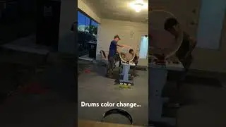 #colorchange #Drums #painting #diy #colorchange #drumming #drumplayer