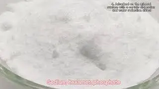 Sodium hexametaphosphate concrete retarder was added to the concrete