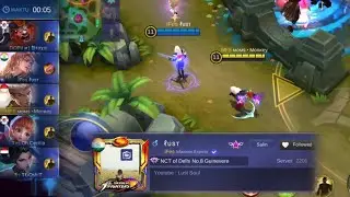Double Gameplay Chou.Play with LUST SOUL. MONKEYtube HD. Mobile Legends Indonesia