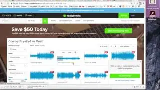 Hướng dẫn download Free nhạc từ Audioblocks com 30s