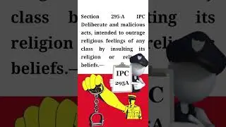 blasphemy law in India | blasphemy law | NIT Srinagar | section 295 IPC | article 19(2) | #shorts