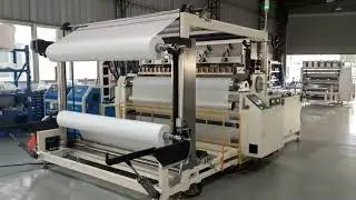 Ultrasonic Glue Spray Compound Embossing Machine
