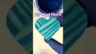 Made wood hearts for Valentine&rsquo;s Day. Easy woodworking projects that sell!! #woodworking #diycrafts
