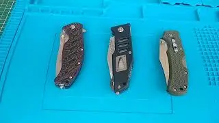 เพิ่มเติมตกหล่นมีดพับSanrenmu​ 1005, Land 9046, Coldstill double safe hunter / Duck DIY