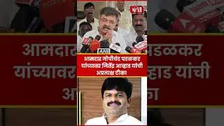 Jitendra Awhad On Gopichand Padalkar | अप्रत्यक्ष टीका #politics