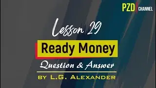 Lesson 29  :  Ready Money