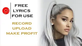 [FREE LYRICS] Sing Like Ariana Grande  - FREE TO USE - BEST SONG LYRICS FOR FREE- FREE UNUSED SONG