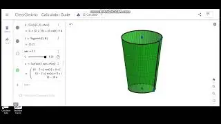Membuat Gelas 3D Dengan Mudah Menggunakan Geogebra (Point, Segment, Surface)