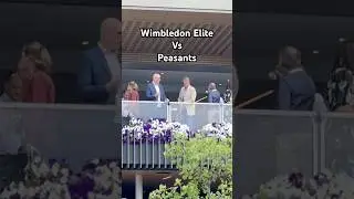 British Elites enjoy Wimbledon VIP 💀 #wimbledon #british #shorts