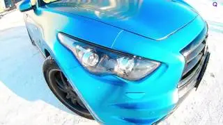Infiniti FX50S Shine Royal Blue | Покраска Винило-керамикой