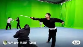 Sword stunt work. Practice make perfect. #sword #stunt #film