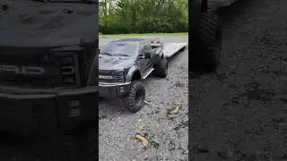 cen racing ford f450 with massive custom gooseneck