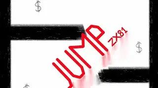 ZX81 Jump v0.8 - enemy collision detect, lives and time
