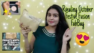 FabBag October 2019 | Rs.1900 worth stuff for Rs.599✨
