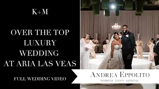 Wedding Film of a Luxury Wedding at ARIA Las Vegas Wedding Planner Inspired by Restoration Hardware