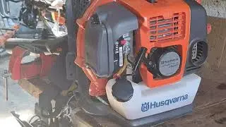 Regulagem do carburador Soprador Husqvarna 350BT