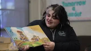 The Riverside County Library System's Library Connect program visits a classroom