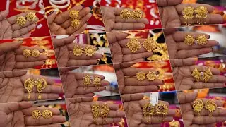 Gold tops earrings designs with price/gold kanpasa earrings designs/daily wear gold earrings designs