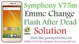 Symphony V75m Damage Emmc Change Video Solution || Emmc Repair Jtag || Skynet Team