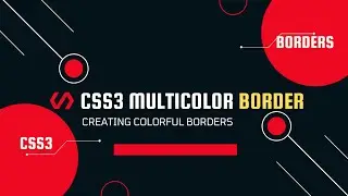How To Make Multicolor Border Effects Using HTML And CSS | CSS Multicolor Borders #border #swt