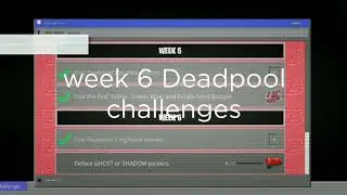 Find black marker, Deface posters. Week 6 Deadpool challenges
