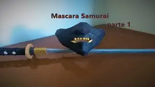 como fazer mascara samurai (ghost of tsushima) parte 1