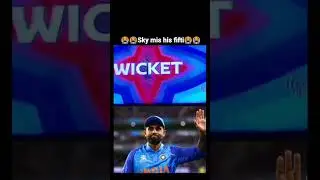 #suray Kumar Yadav ne fifiti se Miss 😭😭😭 49run #video #viral #cricket #wouldcup #trending