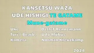 Judo Hebel TE GATAME Haltetechnik Mune- / Yoko-shiho-gatame