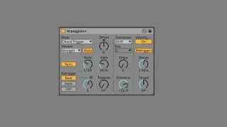 Chaining arpeggiators : Making interesting rythms