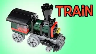 Emerald Express Train / Lego stop motion animation build