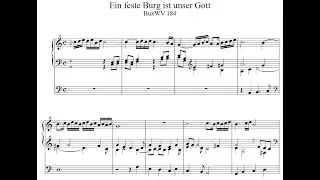 Dietrich Buxtehude - Chorale Prelude: Ein feste Burg ist unser Gott, BuxWV 184. {w/ score.}