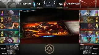 [MSI 2017 Semi Finals] SKT vs FW Highlights Game 3 | Peanut Graves VS Karsa Ivern