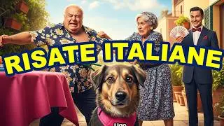 RISATE ITALIANE    IL SIMPATICO CAGNOLINO UGO E LA SUA STRAMBA FAMIGLIA 😂😂😂