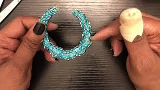 HOW TO MAKE BLING UP BAMBOO EARRINGS
