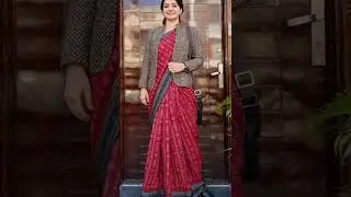 Latest Office Ware Saree and Blouse Ideas formal office saree Look cotton sari #viral #reels #shorts