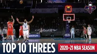 Highlights: Top 10 Threes 2020-21 NBA Season | New Orleans Pelicans
