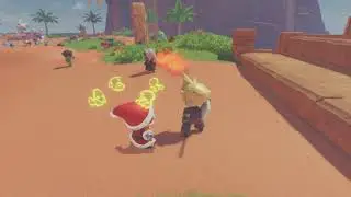 ASTRO BOT Final Fantasy VII Easter Egg Sephiroth and Cloud 