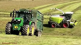 Fell Silage -Right Next to the Open Fell. Class Jaguar 950 Action.