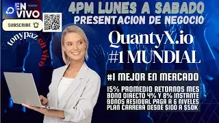 🟥🟨🟩 QuantyX 🟨#1 MUNDIAL 🟪BONO RAPIDO 8% 🟪 RESIDUAL 6 NIVEL PASIVO diario 🟩 Otro hasta $50K