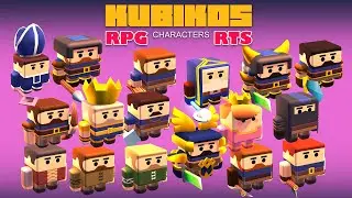 KUBIKOS - RPG / RTS 20 Animated Cube Mini Units| UNREAL ENGINE