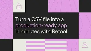 Build a Production-Ready Web App from a CSV&mdash;In Minutes