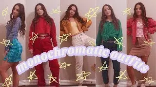 i wore SOLID COLORS to school for a week